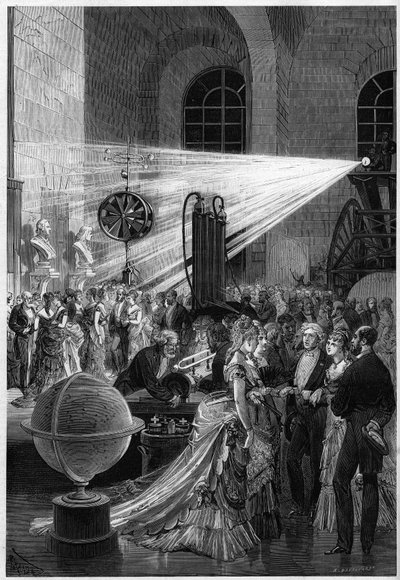 Una noche en el Observatorio de París, 10 de abril de French School
