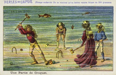 Un juego de croquet submarino en el año 2000 de French School