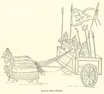 Antiguo carro chino de French School
