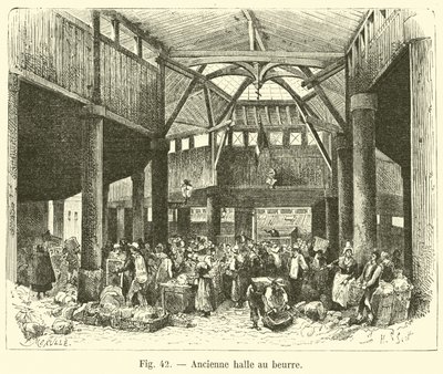 Antiguo mercado de mantequilla de French School