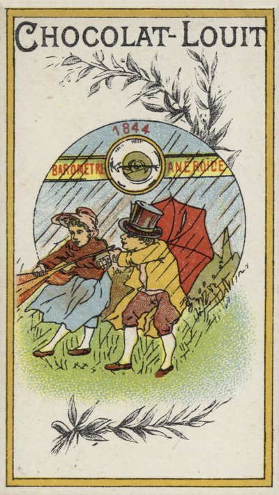 Barómetro aneroide, 1844 de French School