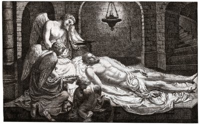 Ángeles alrededor de Jesús de French School