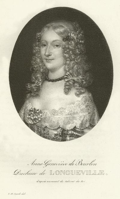 Anne-Genevieve de Bourbon, Duquesa de Longueville de French School