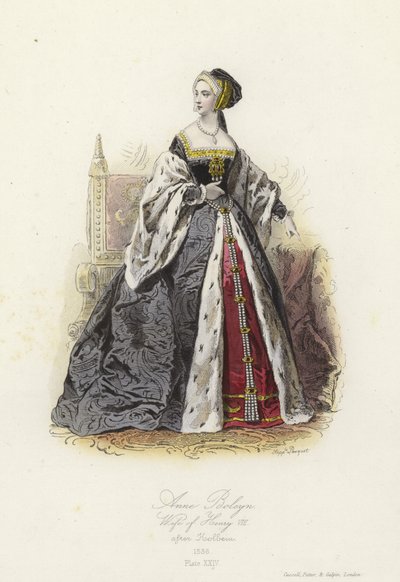 Ana Bolena, segunda esposa de Enrique VIII de Inglaterra de French School