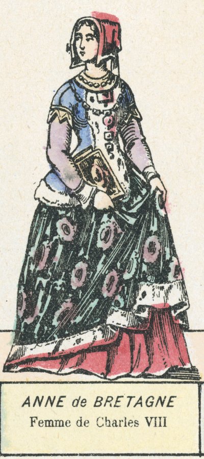 Ana de Bretaña, Esposa de Carlos VIII de French School