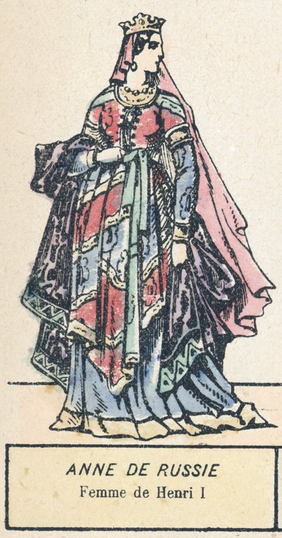 Ana de Rusia, esposa de Enrique I de French School