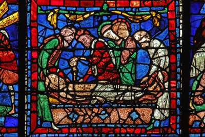 La unción del cuerpo de Cristo de French School