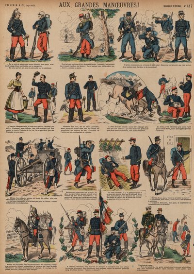 Maniobras anuales del ejército francés de French School