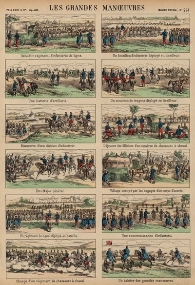 Maniobras anuales del ejército francés de French School