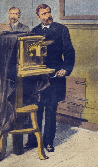 Antropometría - Alphonse Bertillon (1853-1914) ilustración de 