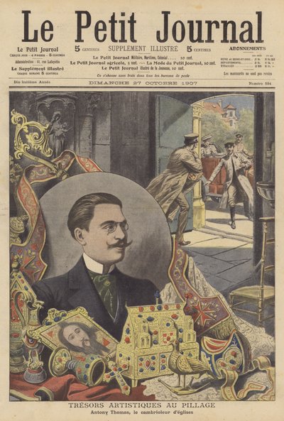 Antony Thomas, ladrón francés de iglesias de French School