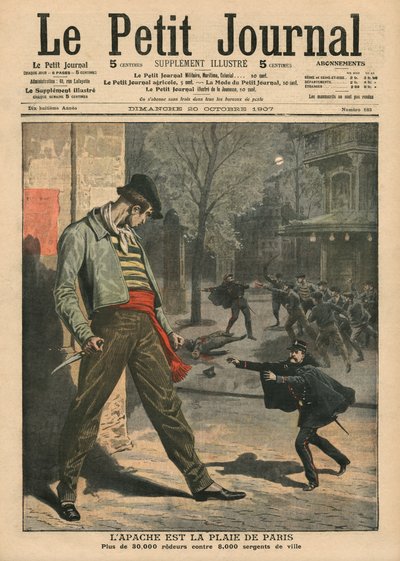 El apache es una molestia para París, ilustración de 