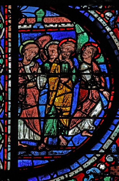 Apóstoles mostrando la Muerte de la Virgen de French School