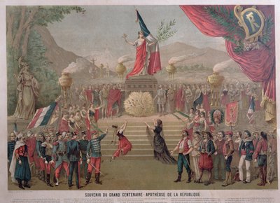 Apoteosis de la República, c.1889 de French School