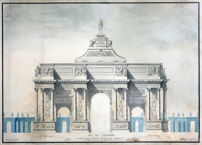 Arco de Triunfo, c.1810 de French School