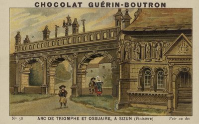 Arco de Triunfo y Osario, en Sizun, Finisterre de French School