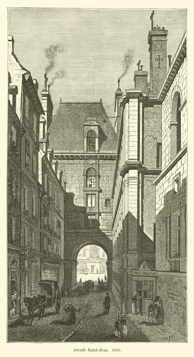 Arcada Saint-Jean, 1830 de French School