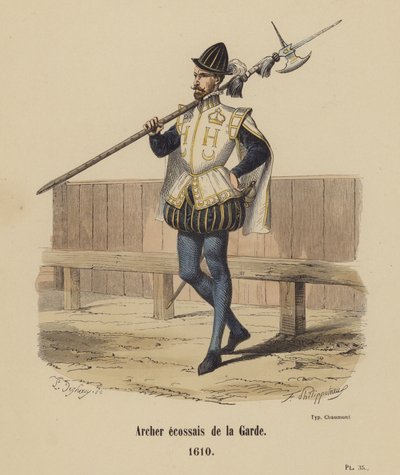 Arquero escocés de la Guardia de French School