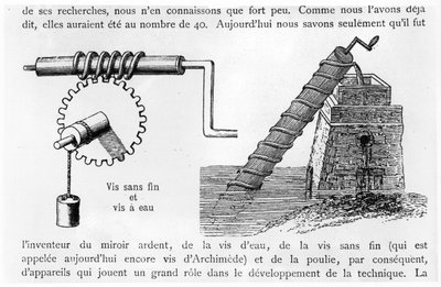 Tornillo de Arquímedes de French School