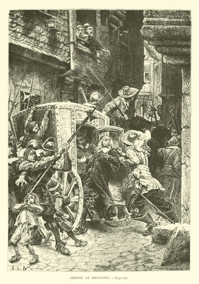Arresto de Broussel de French School
