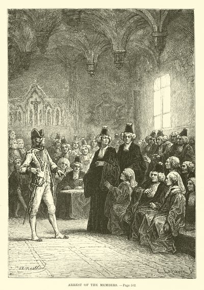 Arresto de los miembros de French School