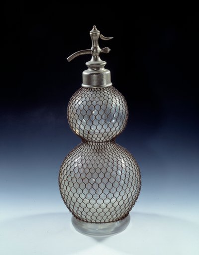 Arte Francia: Sifón de vidrio, siglo XX de French School