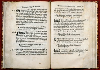Artículos 106, 107, 108 de la Ordenanza de Villers-Cotterêts, 1539 de French School