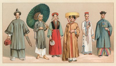 Traje de Asia de French School
