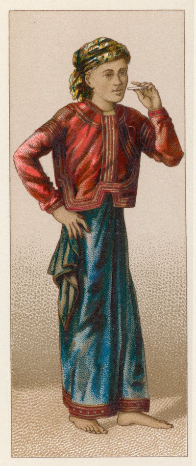 Traje de Asia de French School