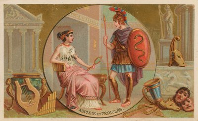 Aspasia y Pericles de French School