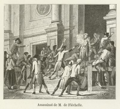 Asesinato de M de Flechelle de French School