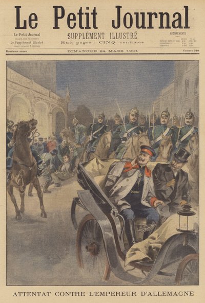 Intento de asesinato del Kaiser Guillermo II de Alemania de French School