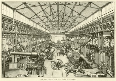 Talleres de artillería de la Fábrica de Creusot de French School