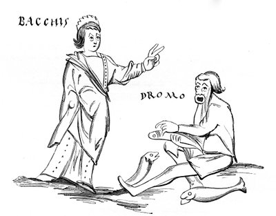 Bacchis y el pescador de French School