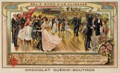 Baile a bordo de un buque de guerra de French School