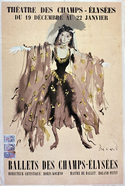 Ballet de los Campos Elíseos - cartel de French School