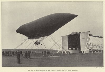 Globo dirigible de MM Lebaudy, construido por MM Julliot y Surcouf de French School
