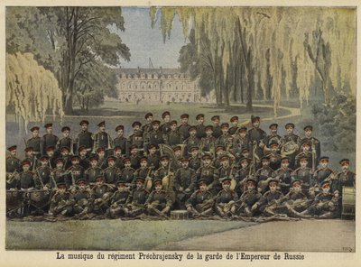 Banda del Regimiento Preobrazhensky de la Guardia Imperial Rusa de French School