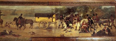 Ambulancia voladora del Barón Larrey (Dominique Jean, Barón Larrey 1766 - 1842) en 1809 de French School