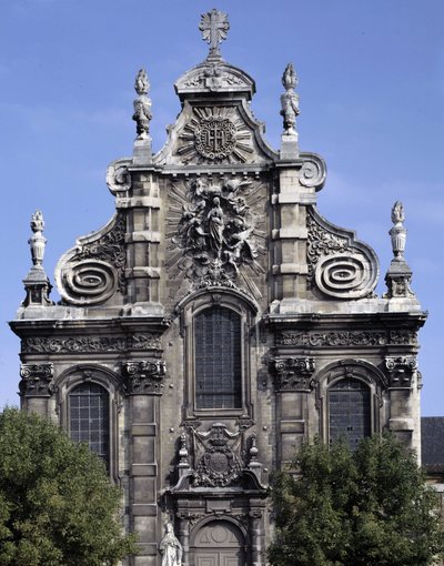 Arquitectura barroca: Fachada de la Iglesia de los Jesuitas (actual museo de Arte Sagrado). Cambrai, Norte (59) de French School