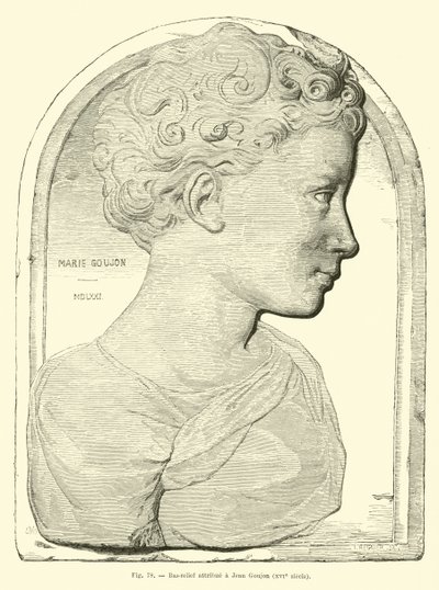 Bajorrelieve atribuido a Jean Goujon de French School