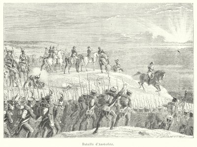 Batalla de Austerlitz de French School