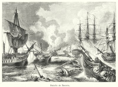 Batalla de Navarino de French School