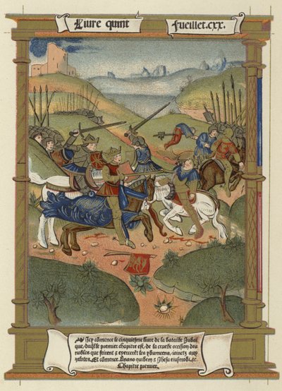 Batalla entre los Idumeos y los Judíos de French School