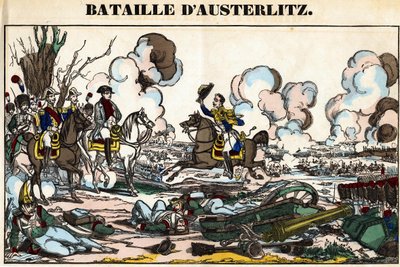 Batalla de Austerlitz el 2 de diciembre de French School