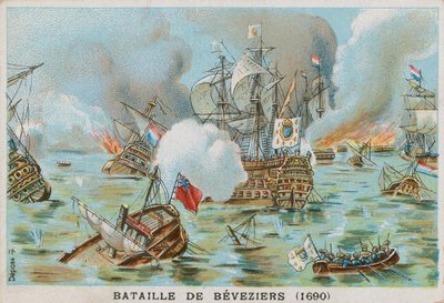 Batalla de Beachy Head (Batalla de Bevesiers), 1690 de French School