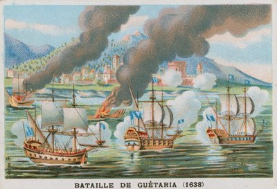 Batalla de Guetaria, 1638 de French School