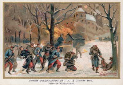Batalla de Hericourt y la Captura de Montbéliard de French School