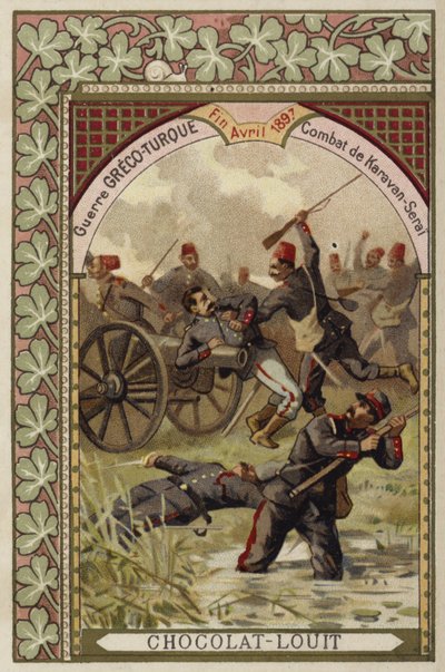 Batalla de Karavan-Serai, Guerra Greco-Turca, abril 1897 de French School