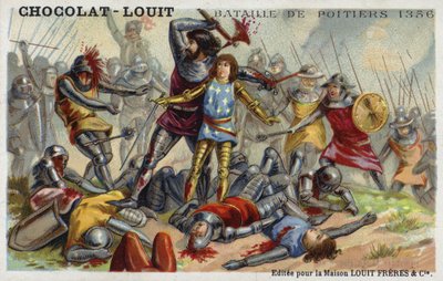 Batalla de Poitiers, Francia, 1356 de French School